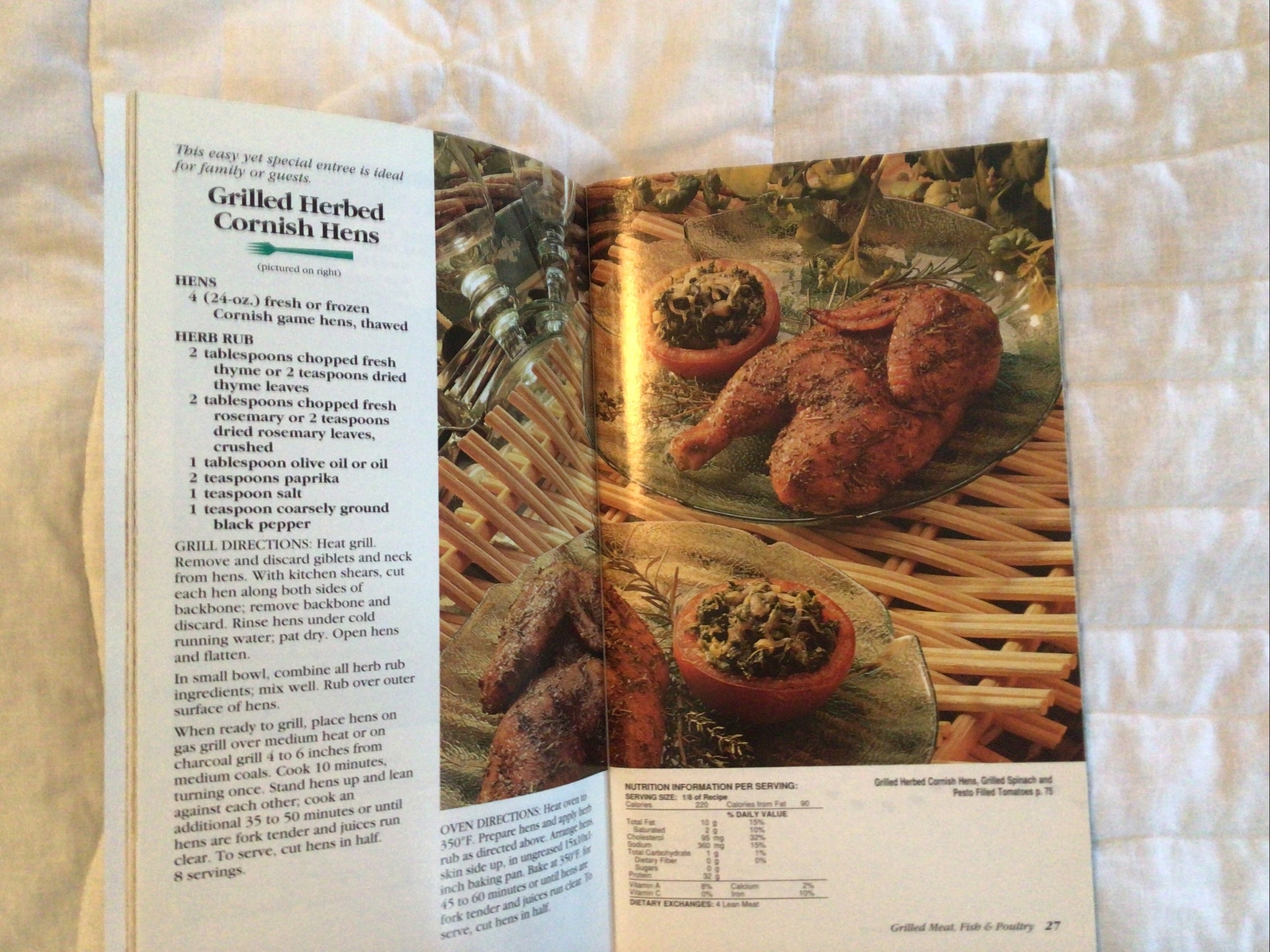 Pillsbury Classics Cookbook ALL American Picnics & Barbecues #172 1995 94 Pages