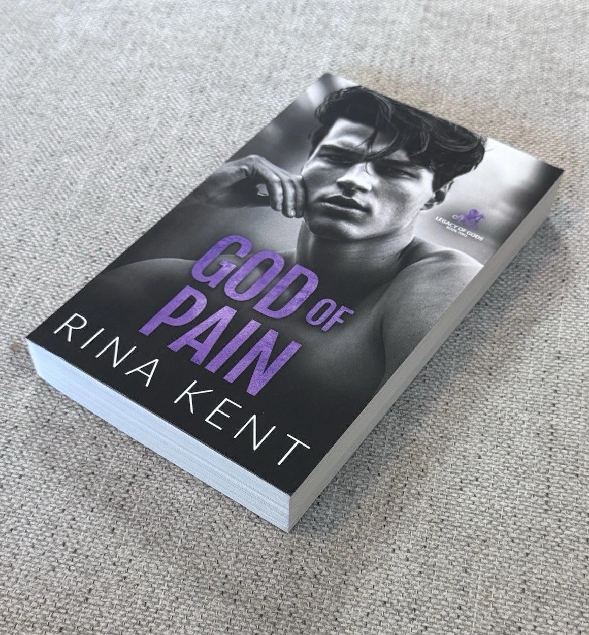 God Of Pain Rina Kent Legacy Of Gods Out Of Print Model Cover New Signed