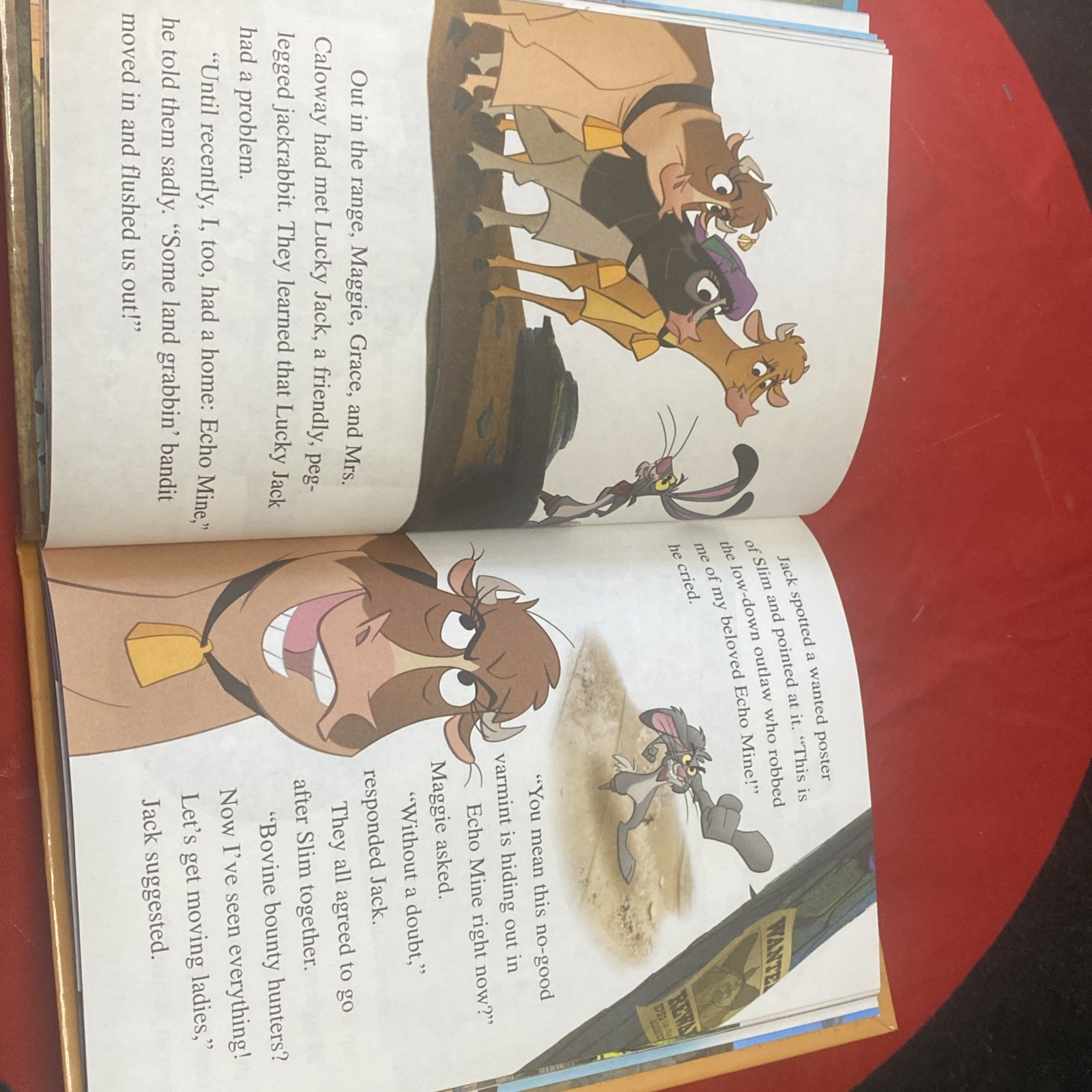 *KIDS* VINTAGE Home On The Range (2004,Hard Book) Disney Wonderful World Reading