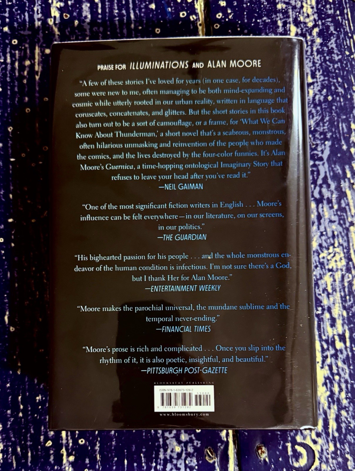 SIGNED ALAN MOORE ILLUMINATIONS Novel 1st HC DJ Book NEW DC COMICS MARVEL