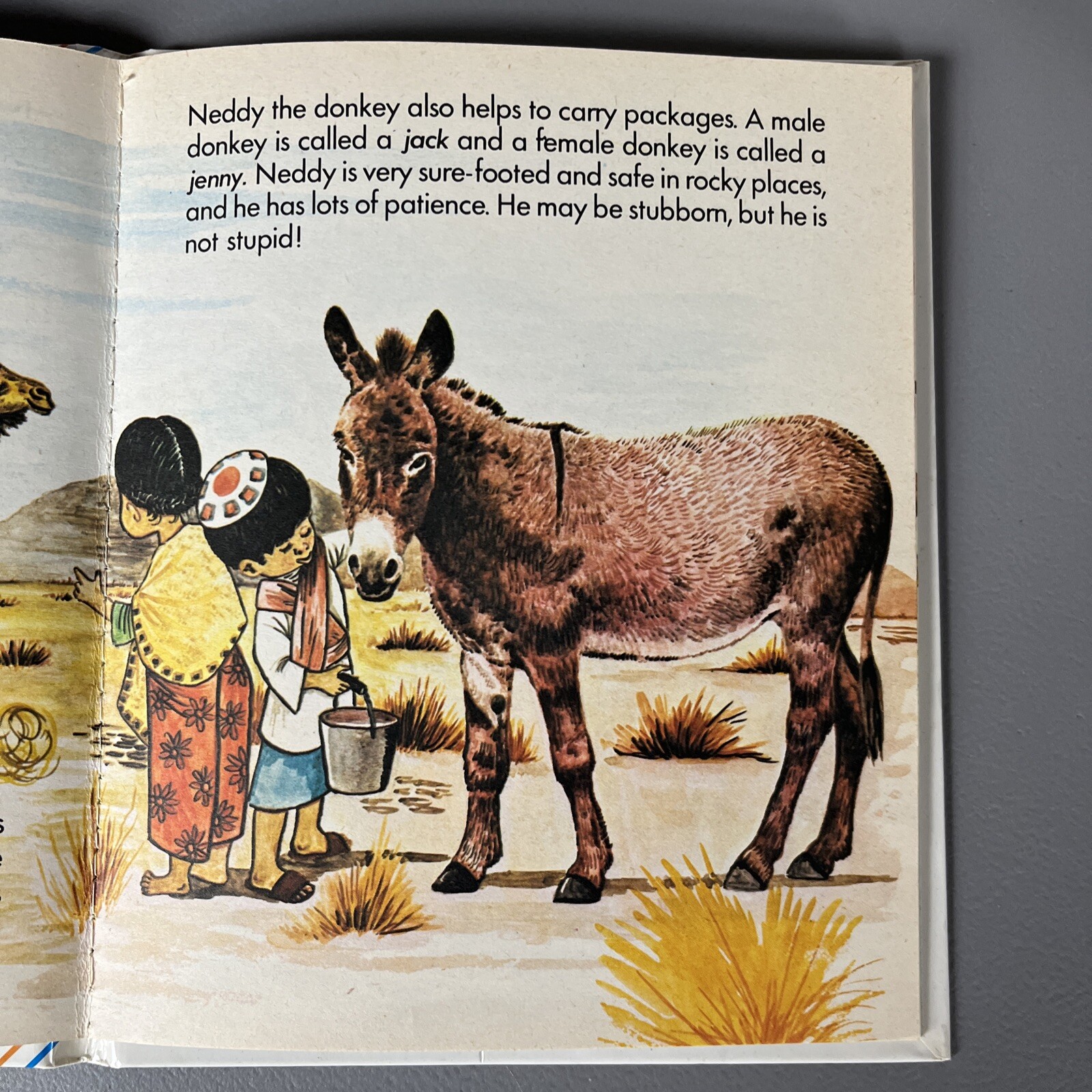 Vintage Preschool Press Hardcover „Animal Tales“, Good Condition