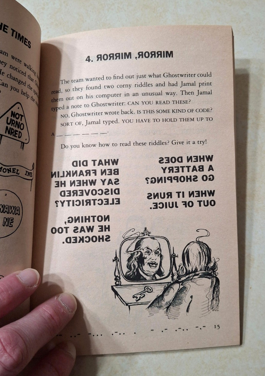 Ghostwriter Doubletalk Activity Book UNUSED PBS Paperback TV Show 1990s Vintage