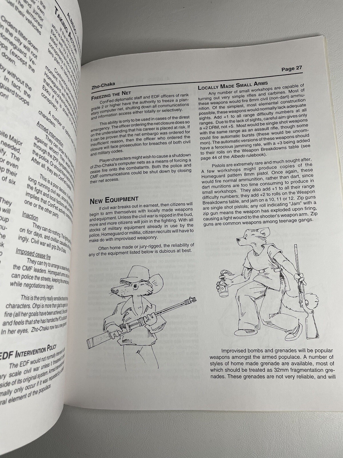 Vtg Albedo Zho Chaka Rpg Game Book 2nd Edition Paul Kidd Chessex 32 Pages 1994