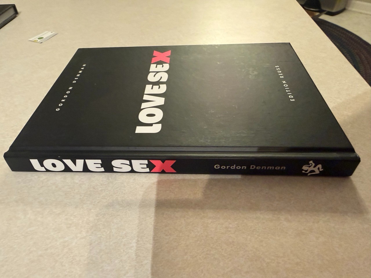 Love Sex – Gordon Denman – Photography Art Book Edition Reuss Hardcover 2010 VG