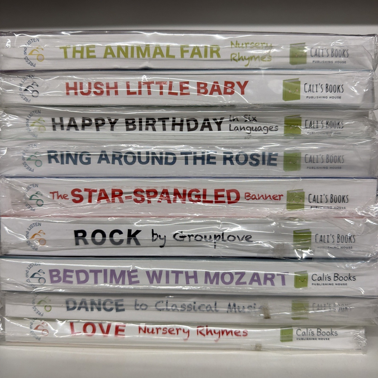 CALI’S BOOKS SET OF 9
