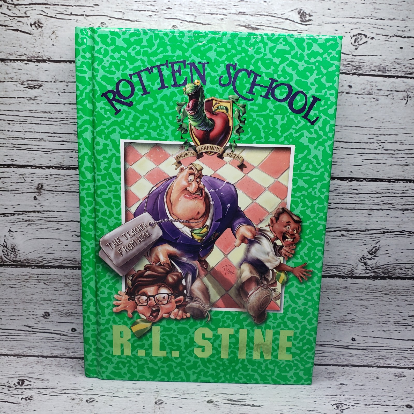 RL Stine Rotten School Book Lot of 4 Hardcover #8,9,11 and 14 Illustrated 1st Ed