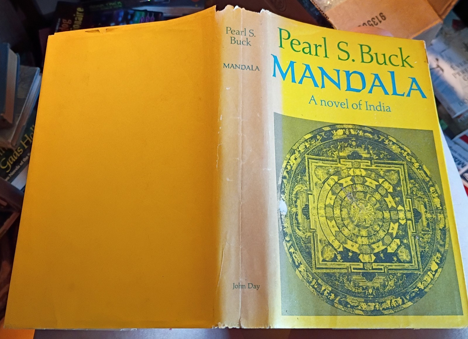 Mandala: A Novel of India by Pearl S Buck HB/DJ 1970 Book Club Ed John Day Co