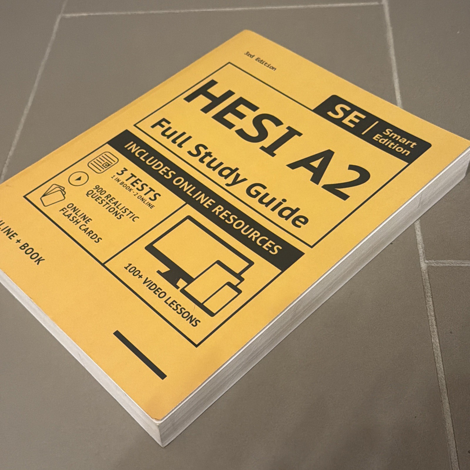 HESI A2 Full Study Guide 3rd Edition Smart Edition (Paperback, 2022, UNMARKED!)