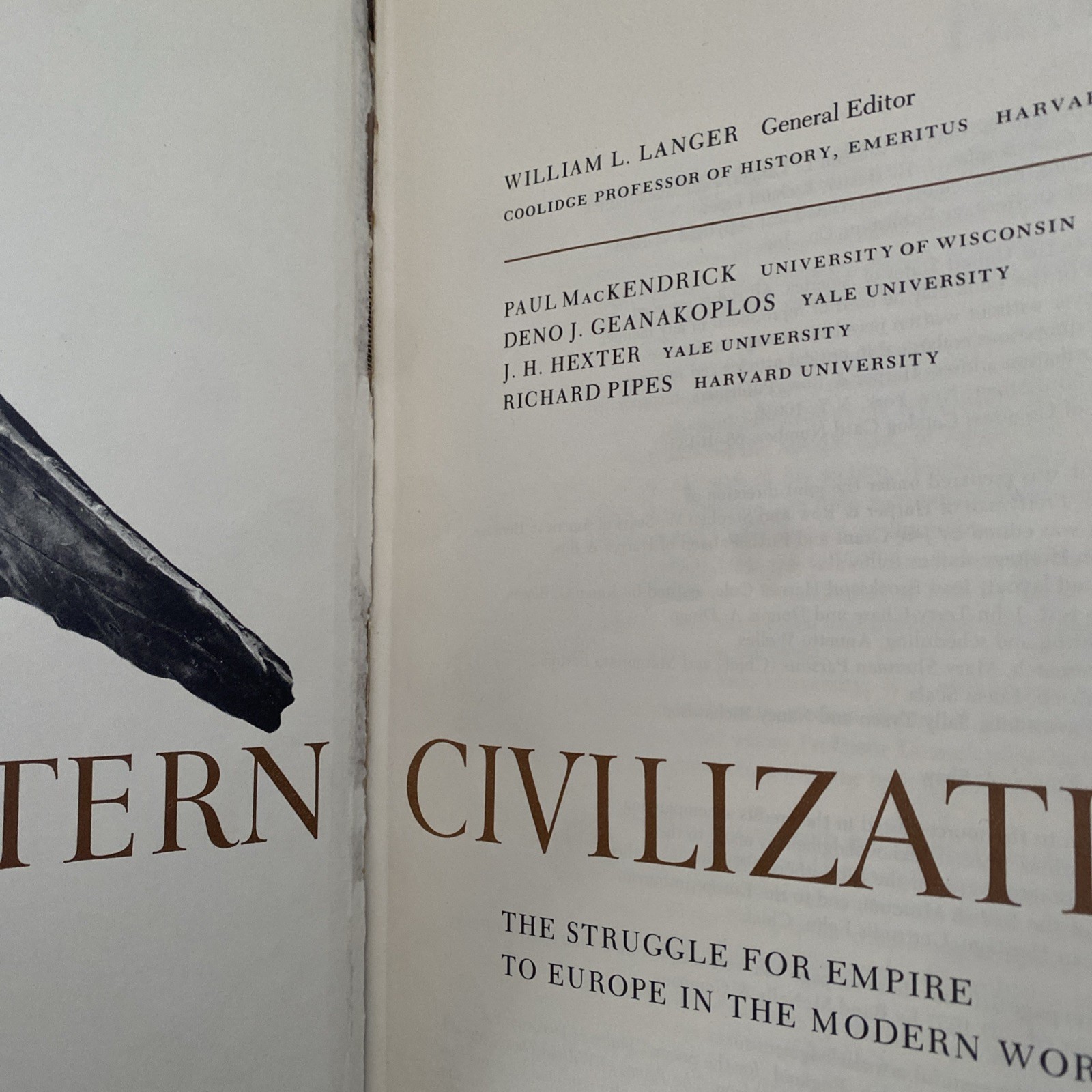 Western Civilization The Struggle for Empire to Europe in the Modern World