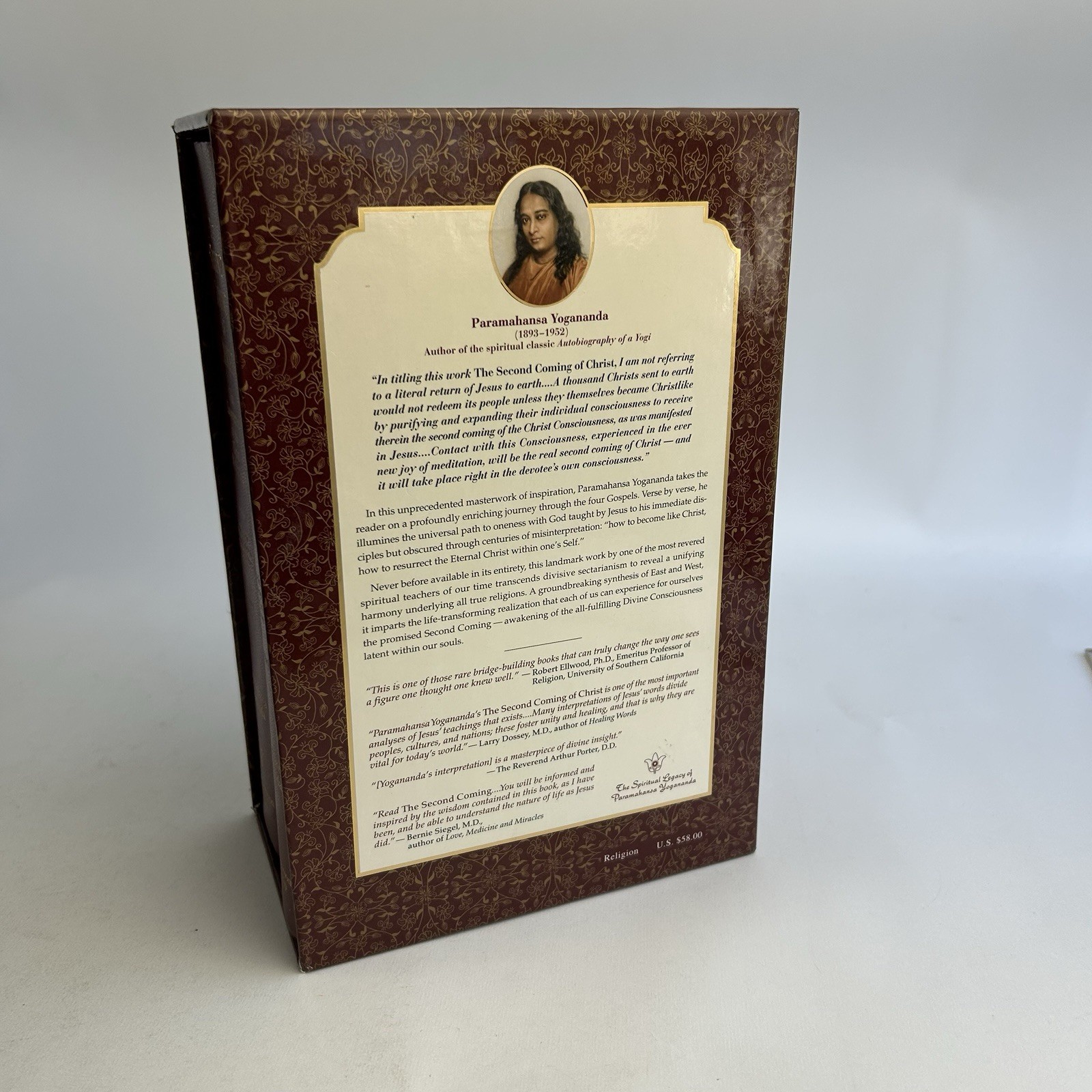 The Second Coming of Christ, Volumes I & II by: Paramahansa Yogananda Boxed Set