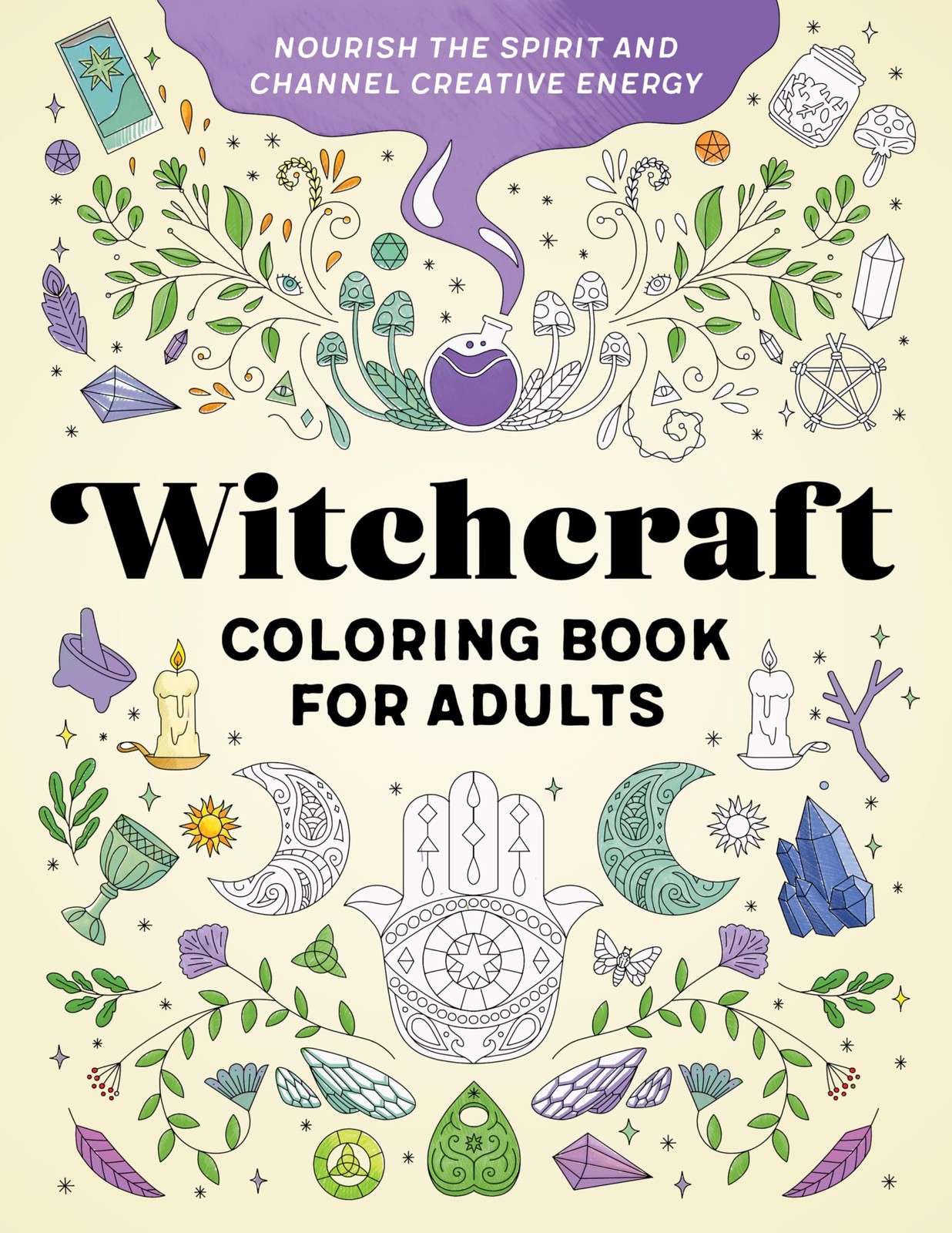 Witchcraft Coloring Book for Adults: Nourish the Spirit and Channel Creative…