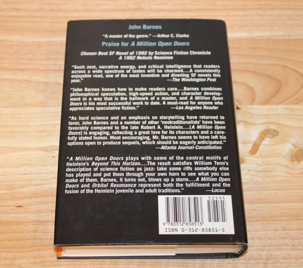 Earth Made of Glass by John Barne, 1st Edition, Hardcover, 1998