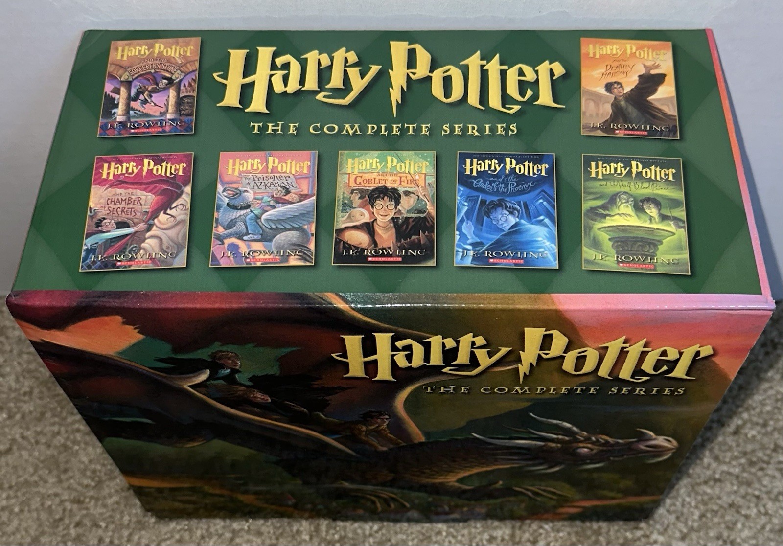 Harry Potter Paperback Boxset #1-7 by J. K. Rowling (2009, Hardcover)