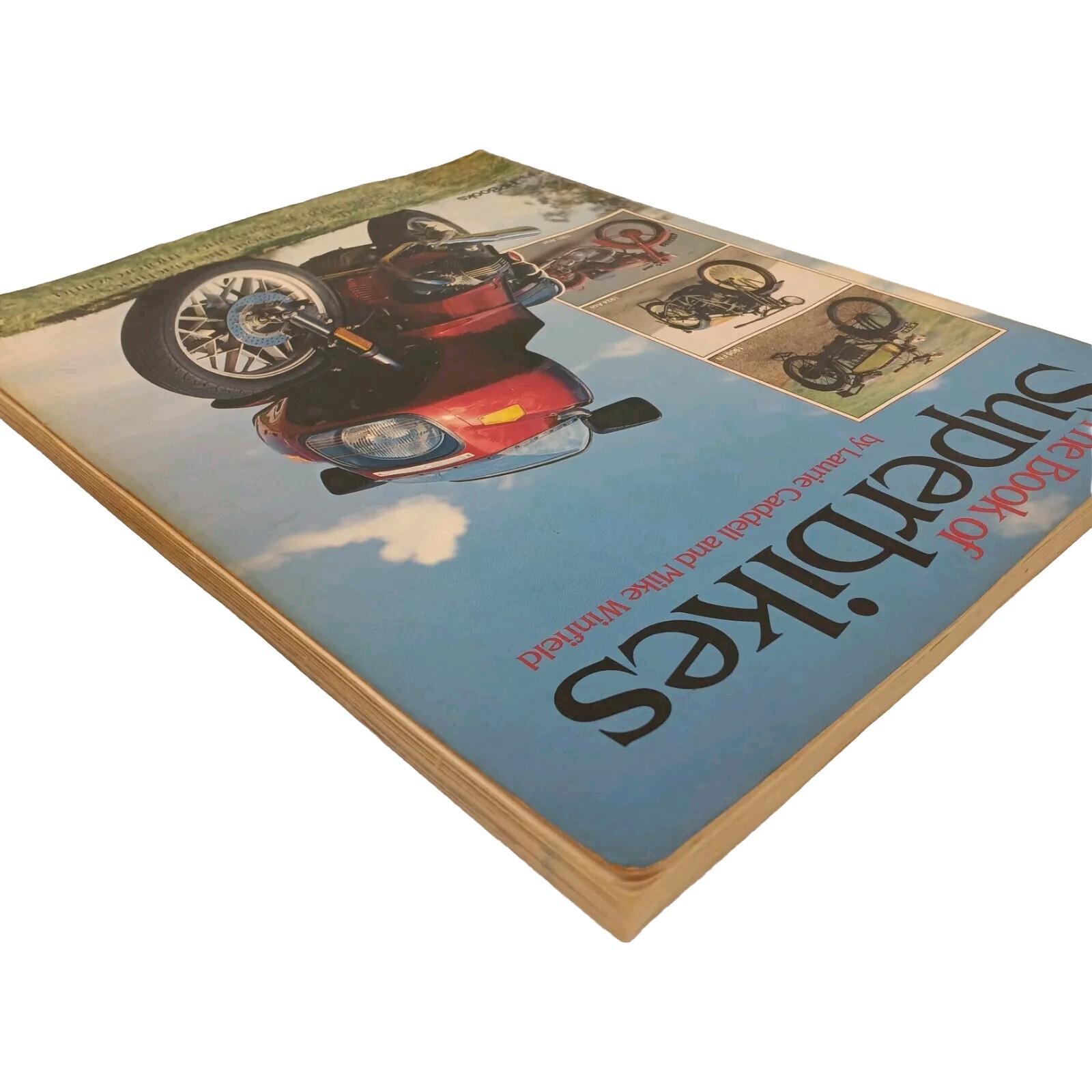 The Book of Superbikes Laurie Caddell Mike Winfield Indian Triumph Harley 1981