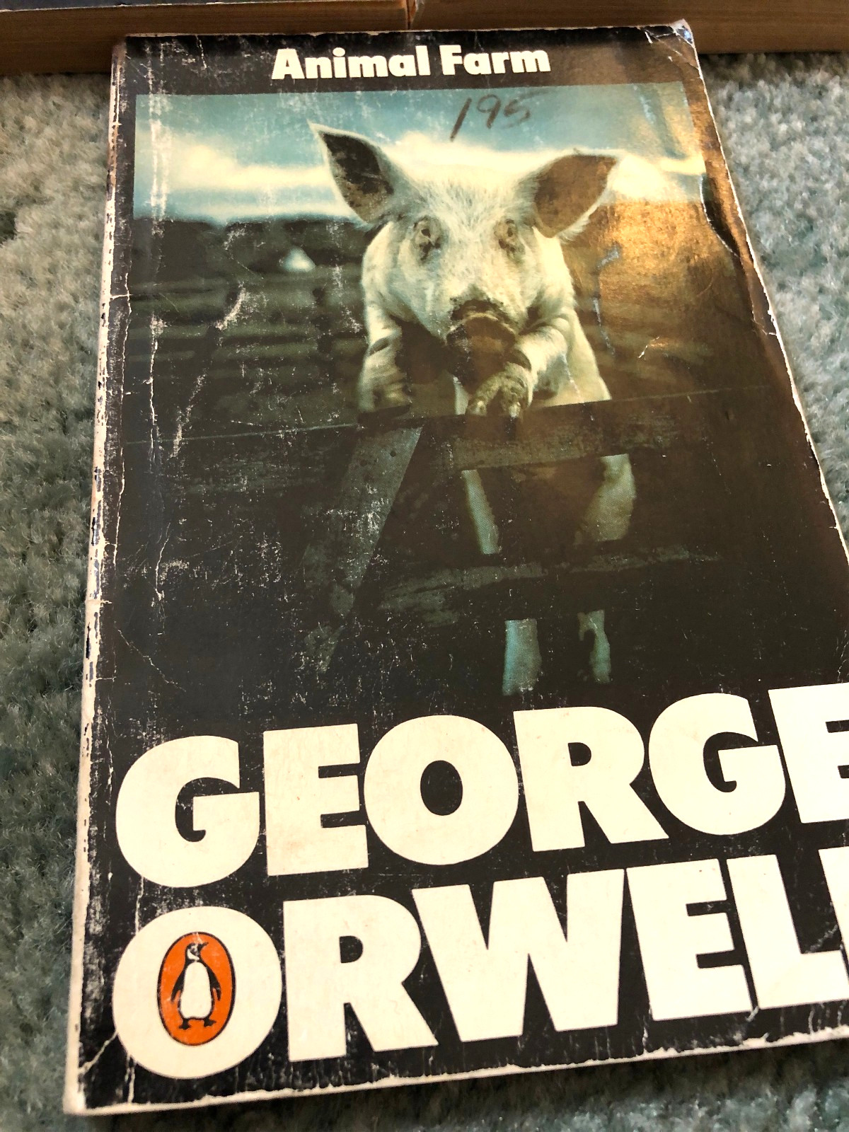 George Orwell books, lot of 3 Penguin UK editions, Animal Farm, Inside the Whale