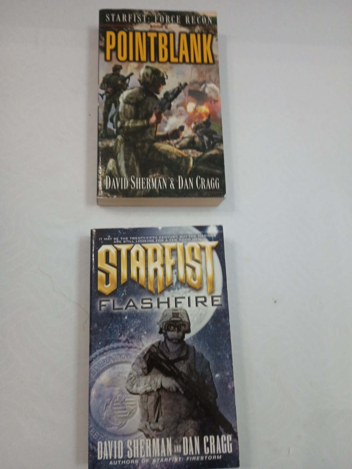 Lot 9 Starfist Books (Pocketbook Size) By David Sherman And Dan Cragg