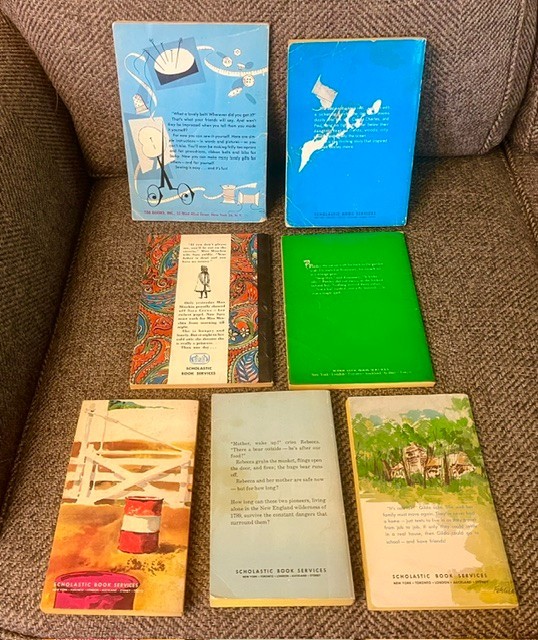 Lot of 7 Vintage Scholastic Chapter Books 1960’s- 1970’s girls interest