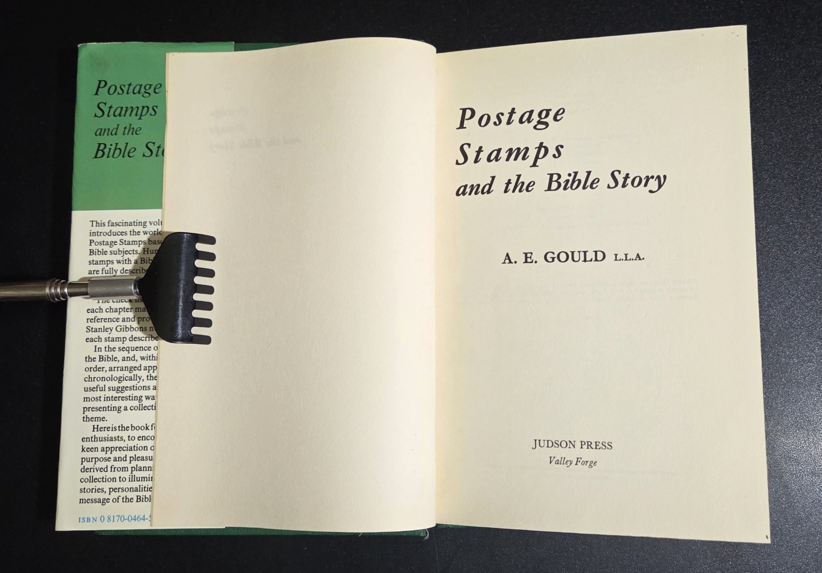 POSTAGE STAMPS AND THE BIBLE STORY – A.E. Gould (hc/dj) 1968 Vintage