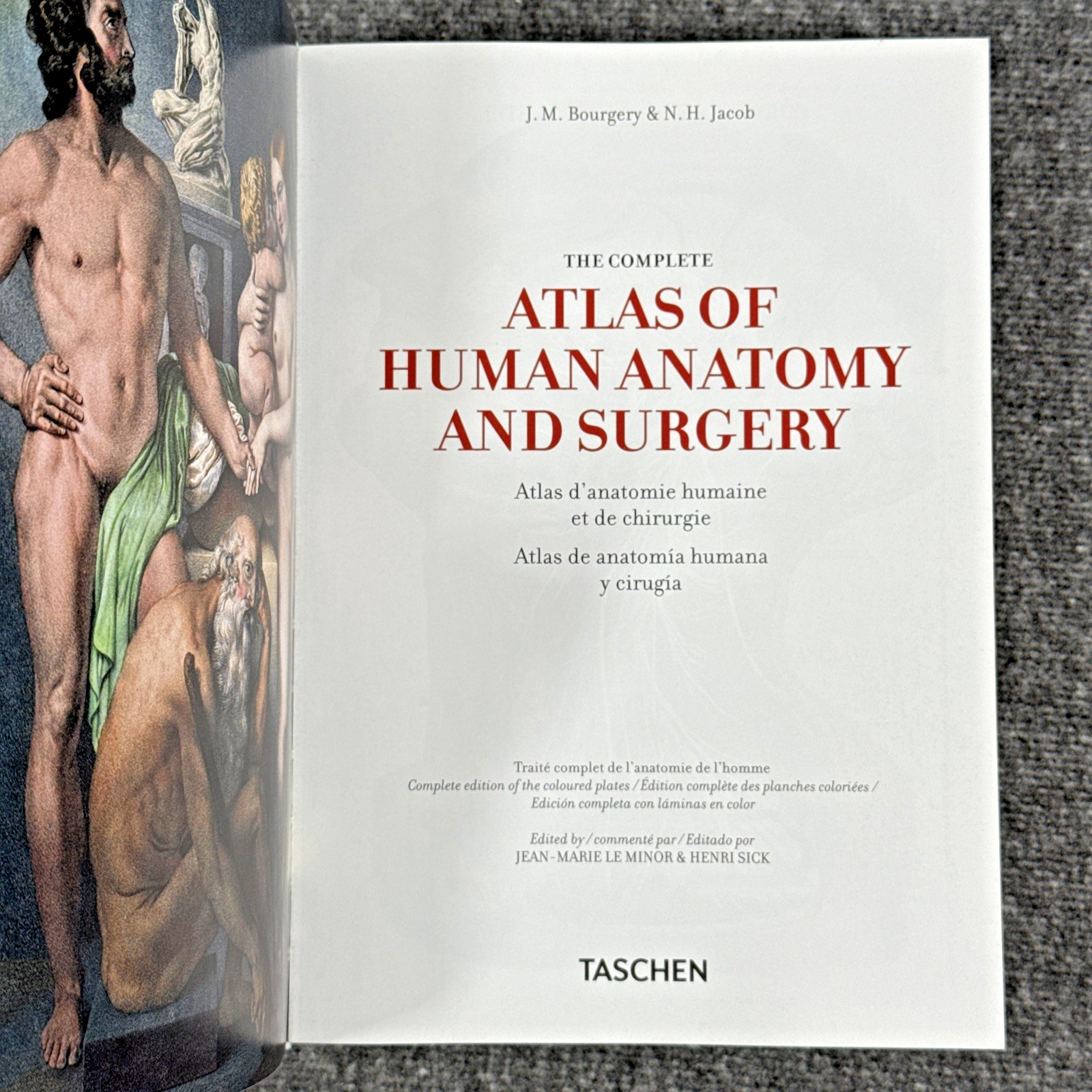 Atlas of Human Anatomy and Surgery The Complete Plates, Bourgery, Jacob, Taschen