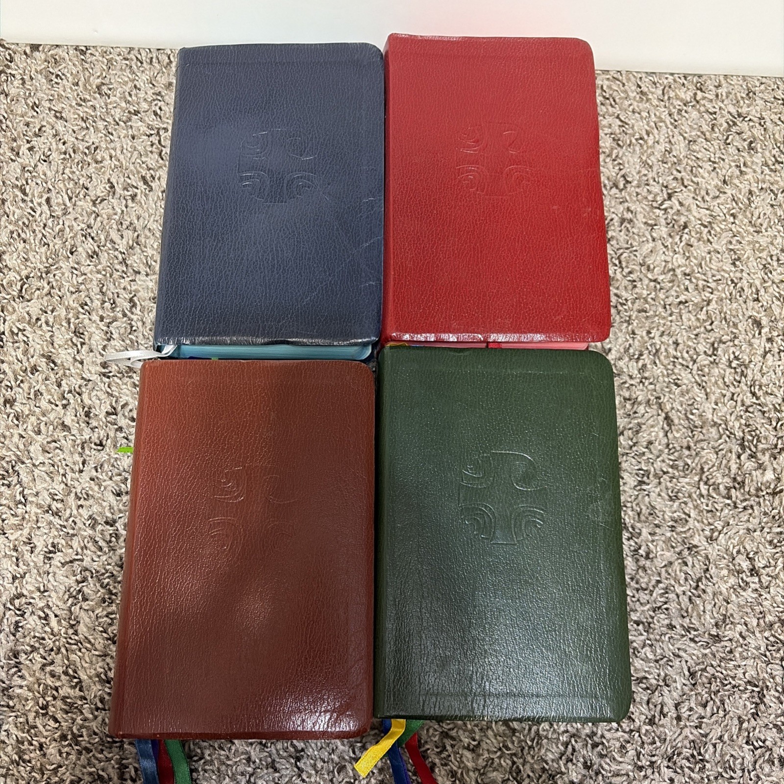 The Liturgy of the Hours Complete 4 Volume Set Catholic Prayer Books 1975 1976