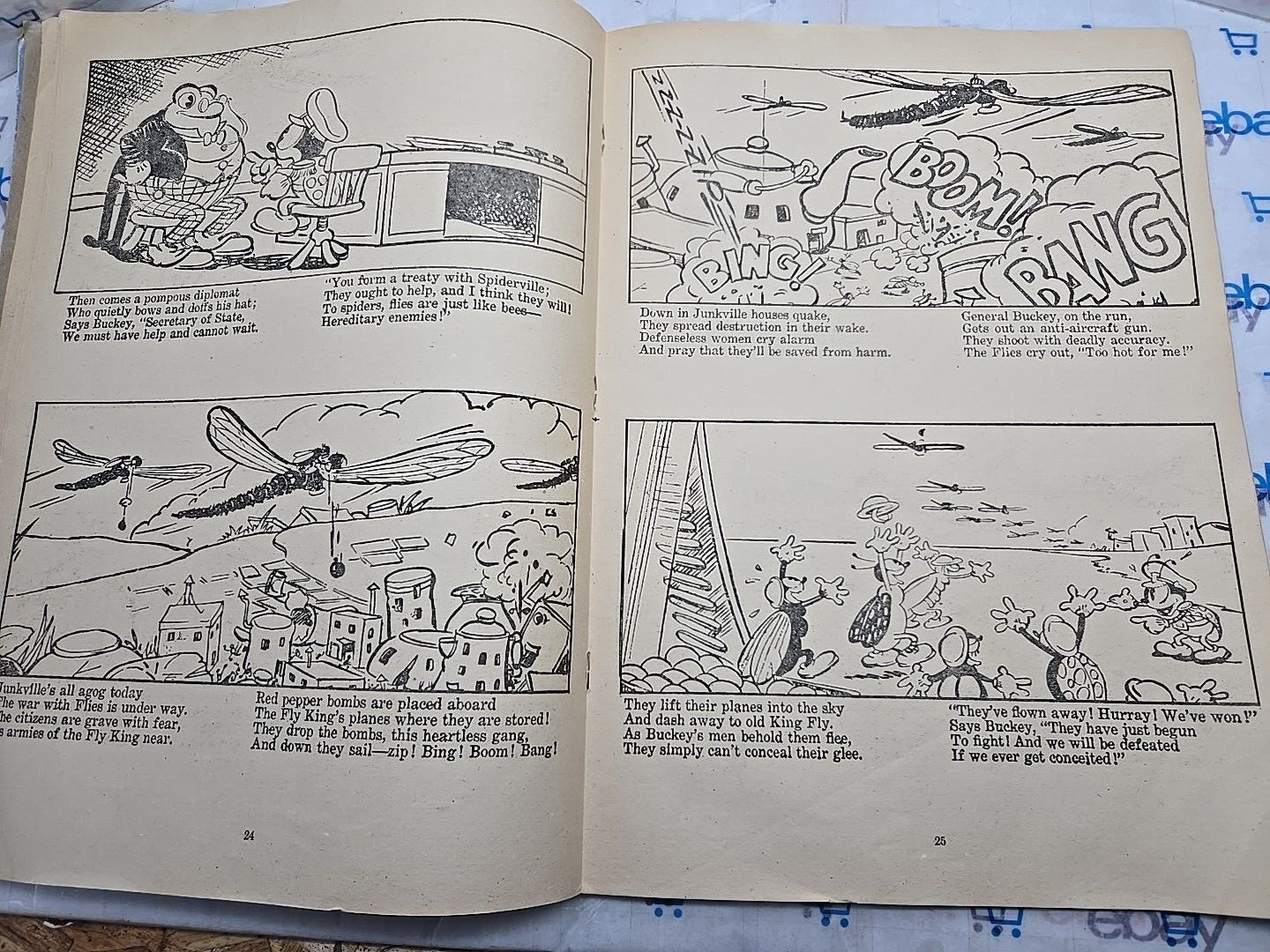 Walt Disney’s Mickey Mouse, Donald Duck & Pals | 1930s Vintage Children’s Book