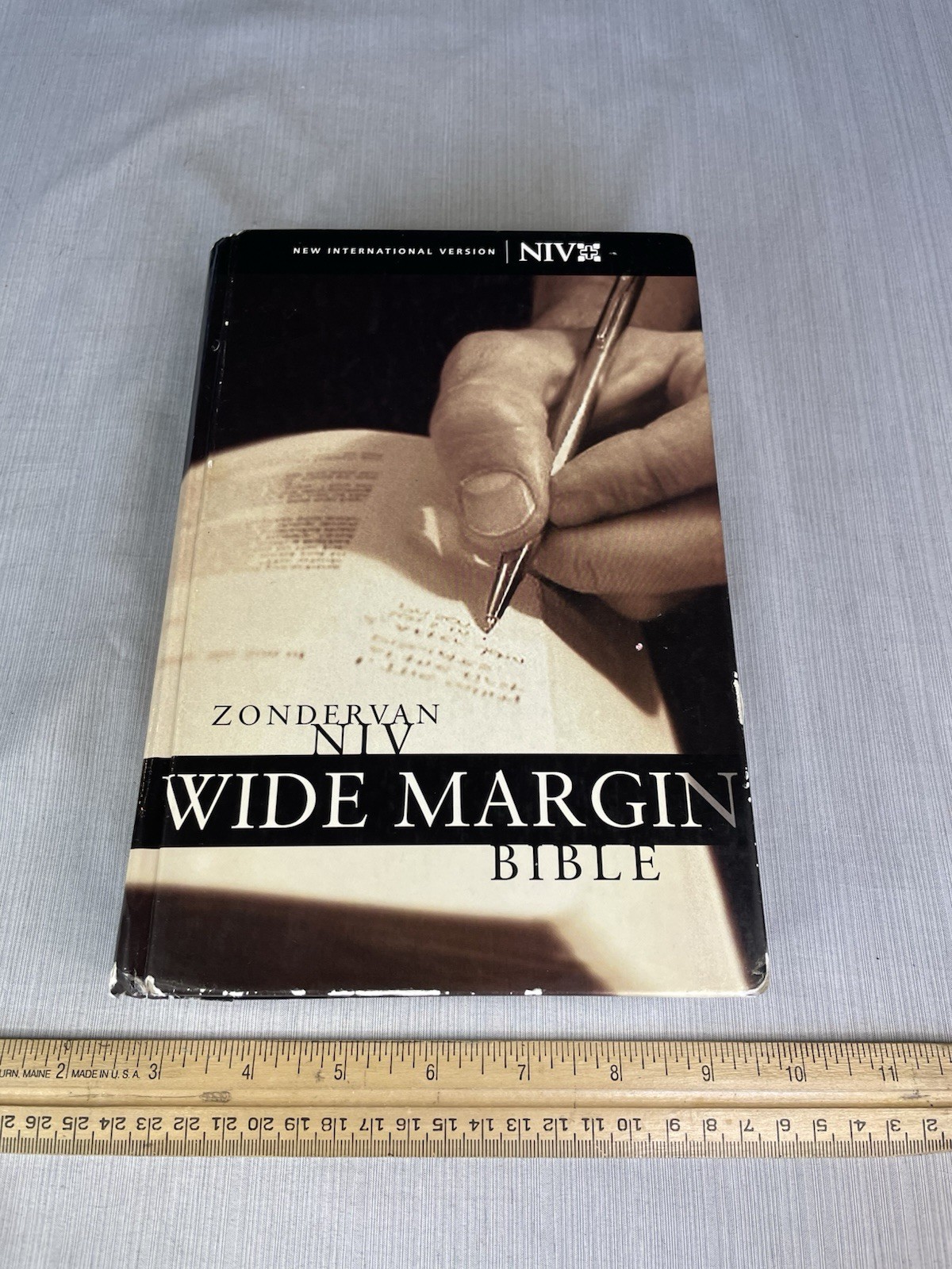 Zondervan NIV Wide Margin Bible by Zondervan Staff (2001, Hardcover) **Good**