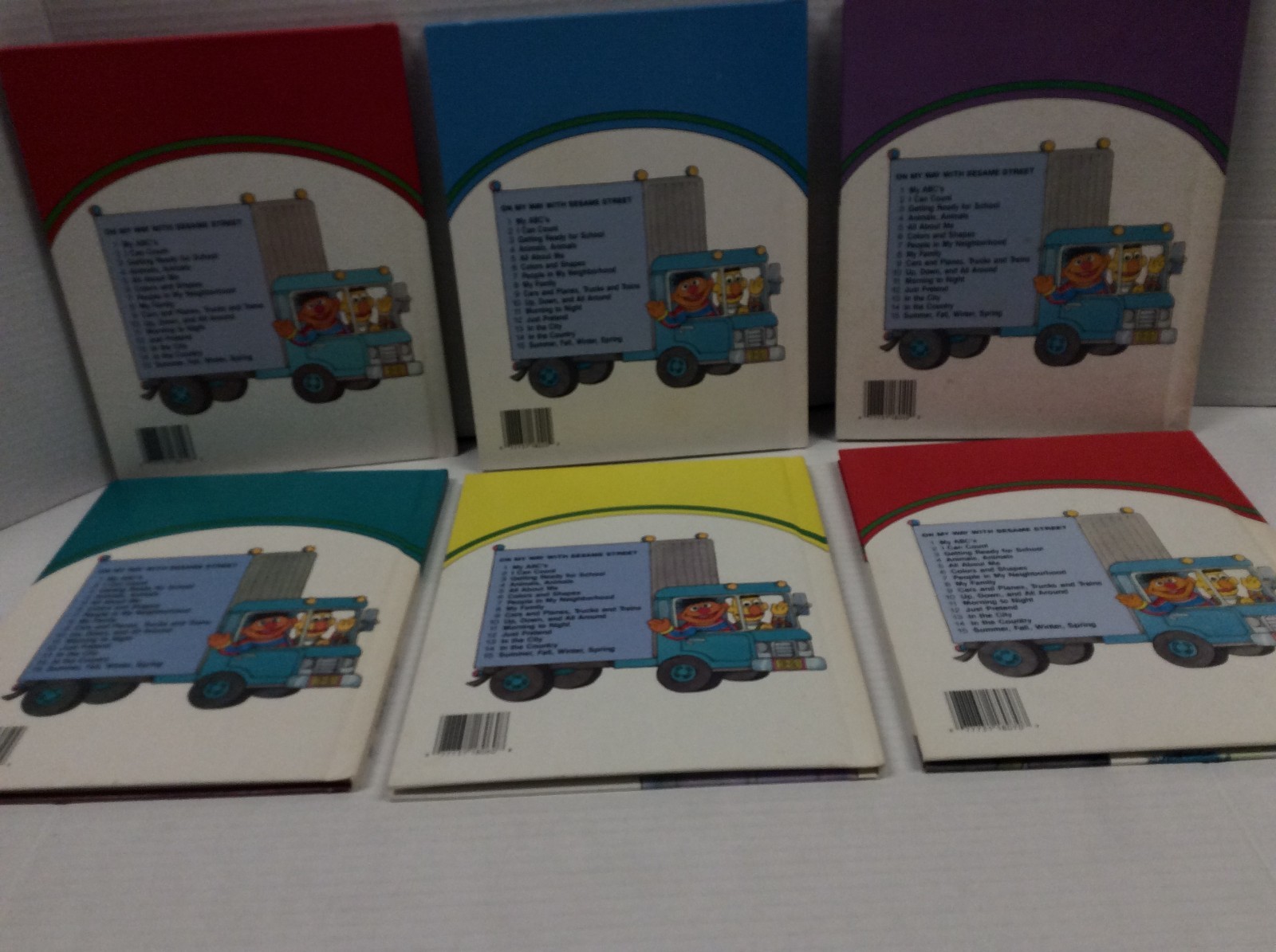 ON MY WAY WITH SESAME STREET LOT OF 12 HC 1989