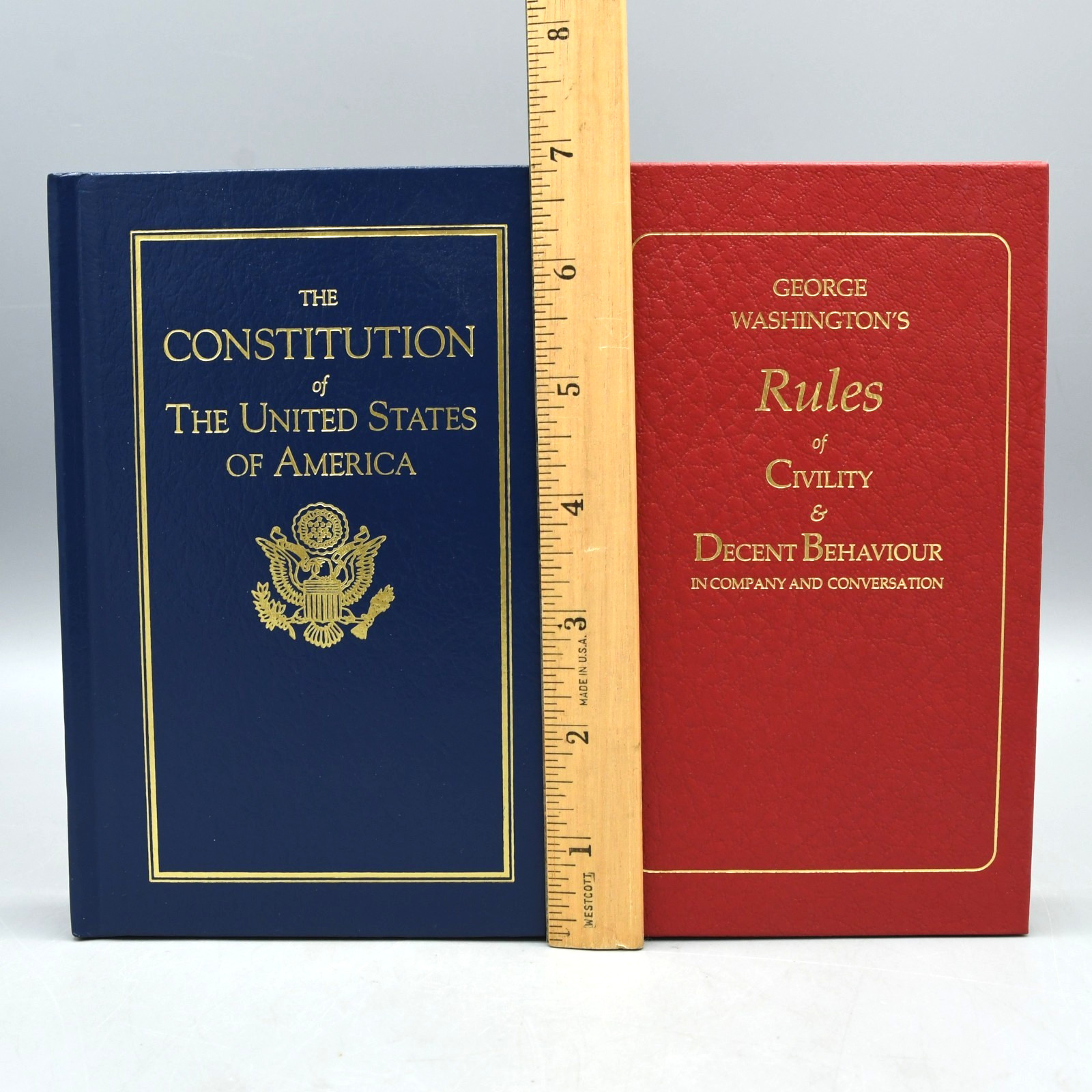 Historical American Document Reprints Book Lot of 4 Constitution Rules Civility