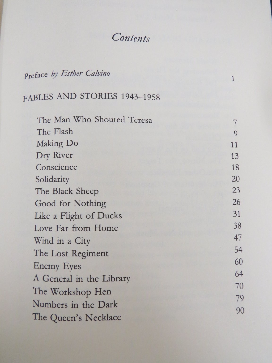 Numbers in the Dark Italo Calvino 1995 First American Edition Pantheon Books