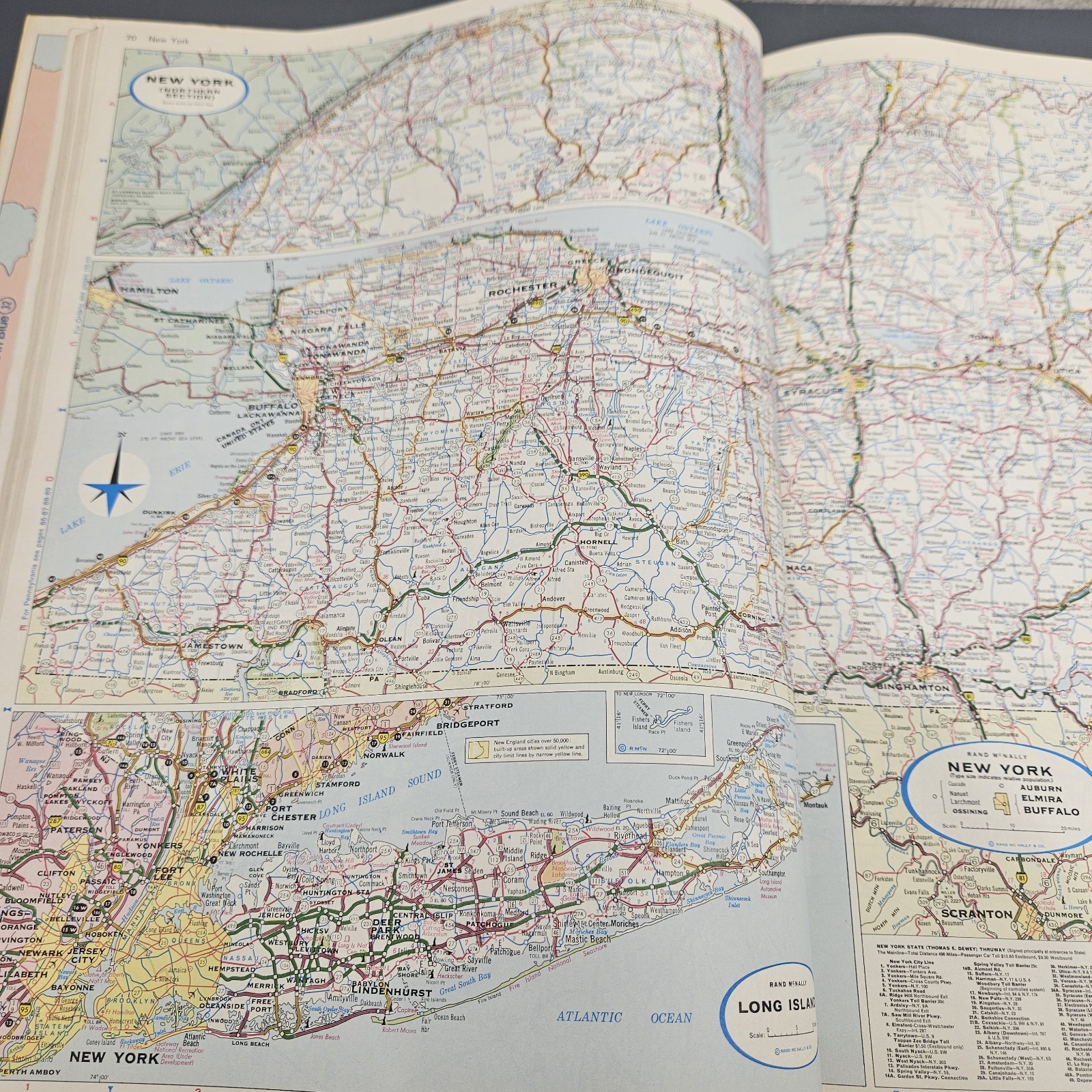 Rand McNally Road Atlas US Mexico Canada 1978 Maps National Parks Special Maps