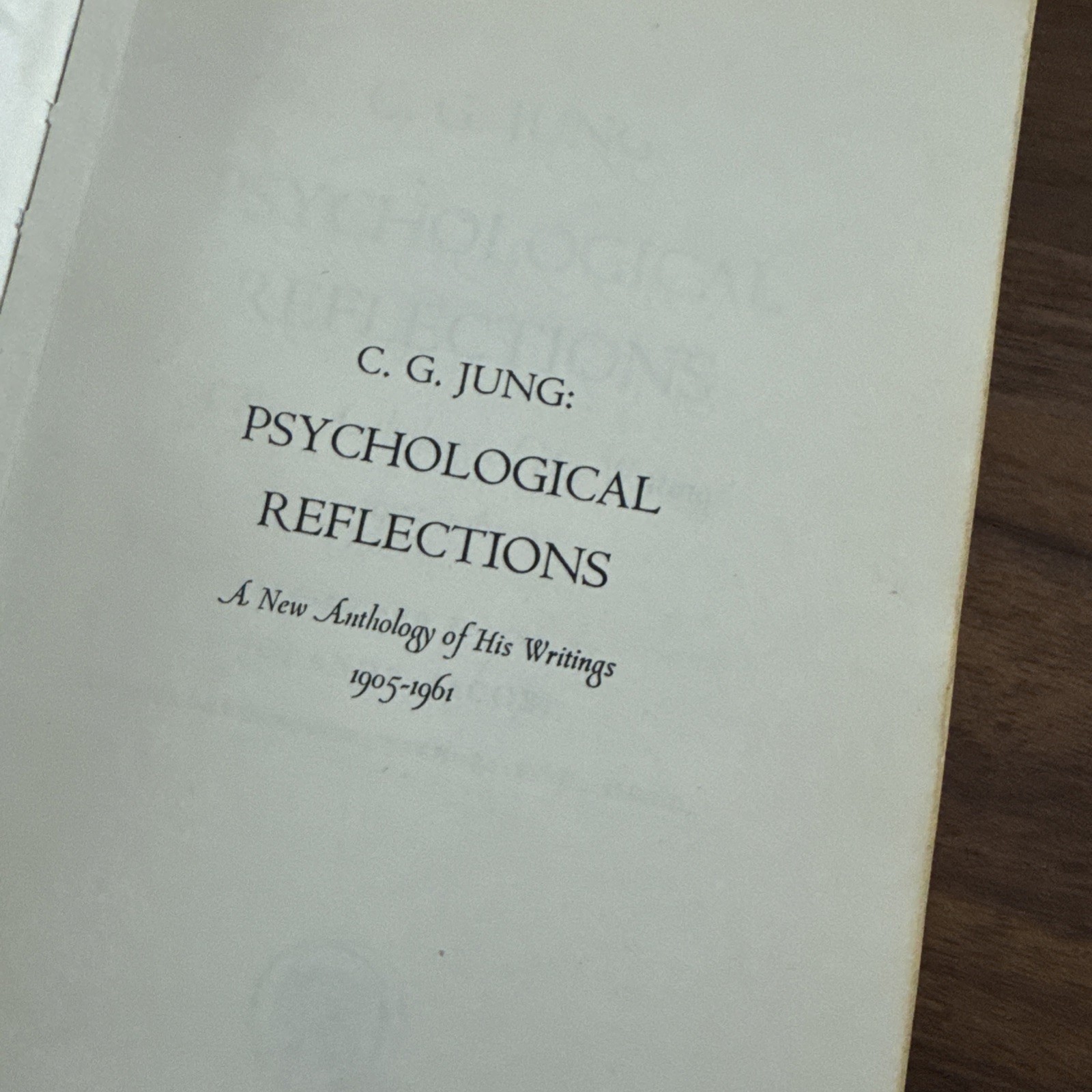 Carl Jung: Psychological Reflections, PB 1974, Orange Cover, RARE!