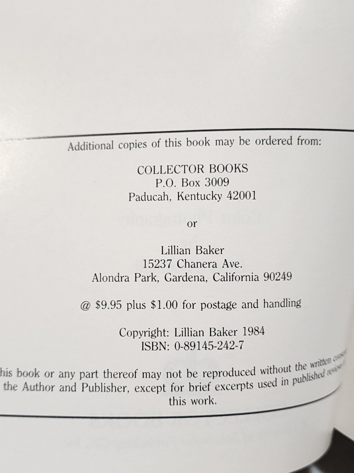 1984 Softcover Creative & Collectible Miniatures PB-Lillian Baker-156 pages