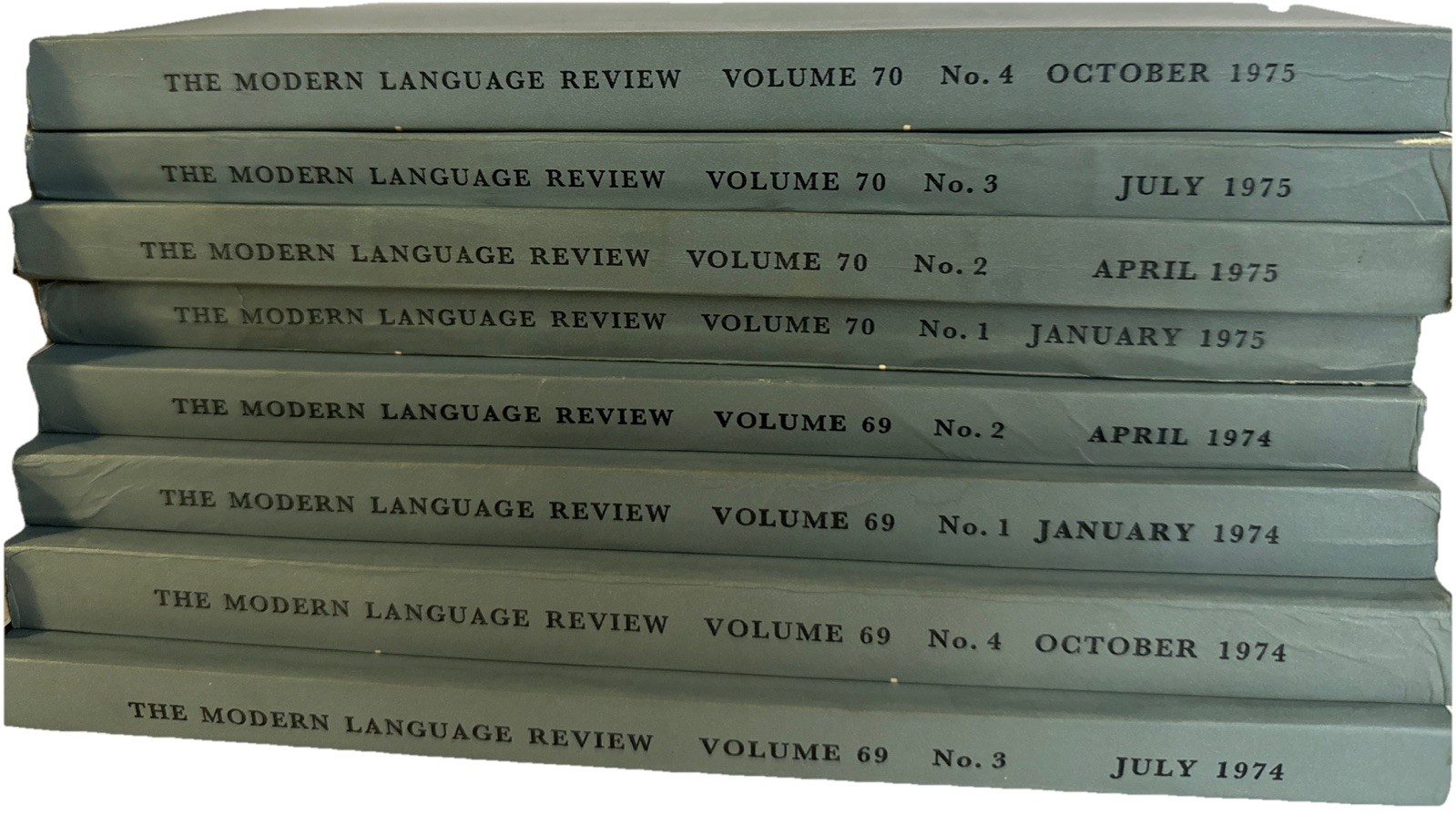 THE MODERN LANGUAGE REVIEW — LOT OF 16 + VARIOUS ISSUES 1972-1975 Paperback
