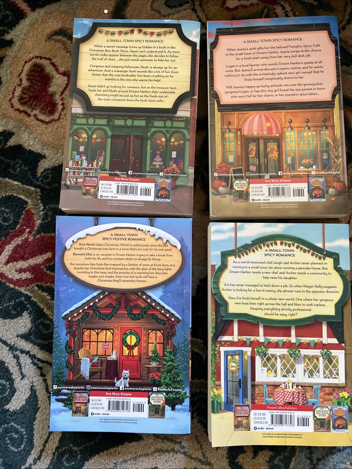 Dream Harbor Set of 4 Books Paperback, First 4 Books Of Series By Laurie Gilmore