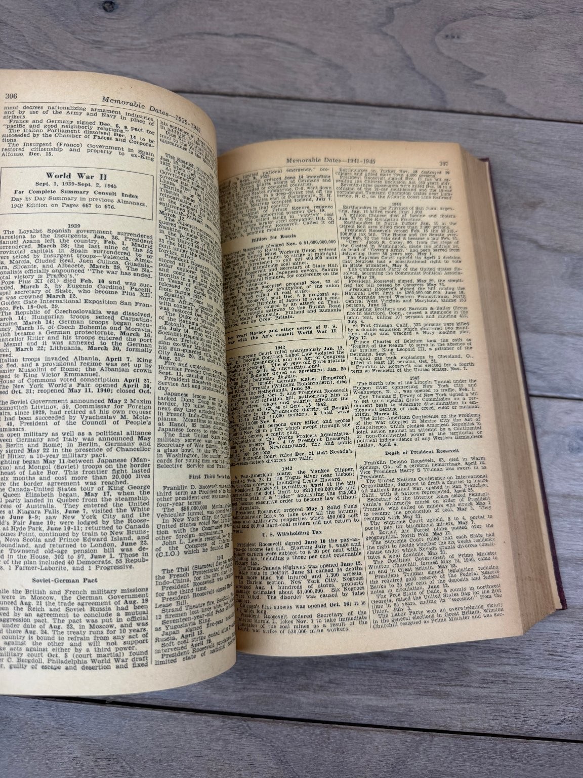 The World Almanac & Book of Facts 1950 Harry Hansen Reference History NY