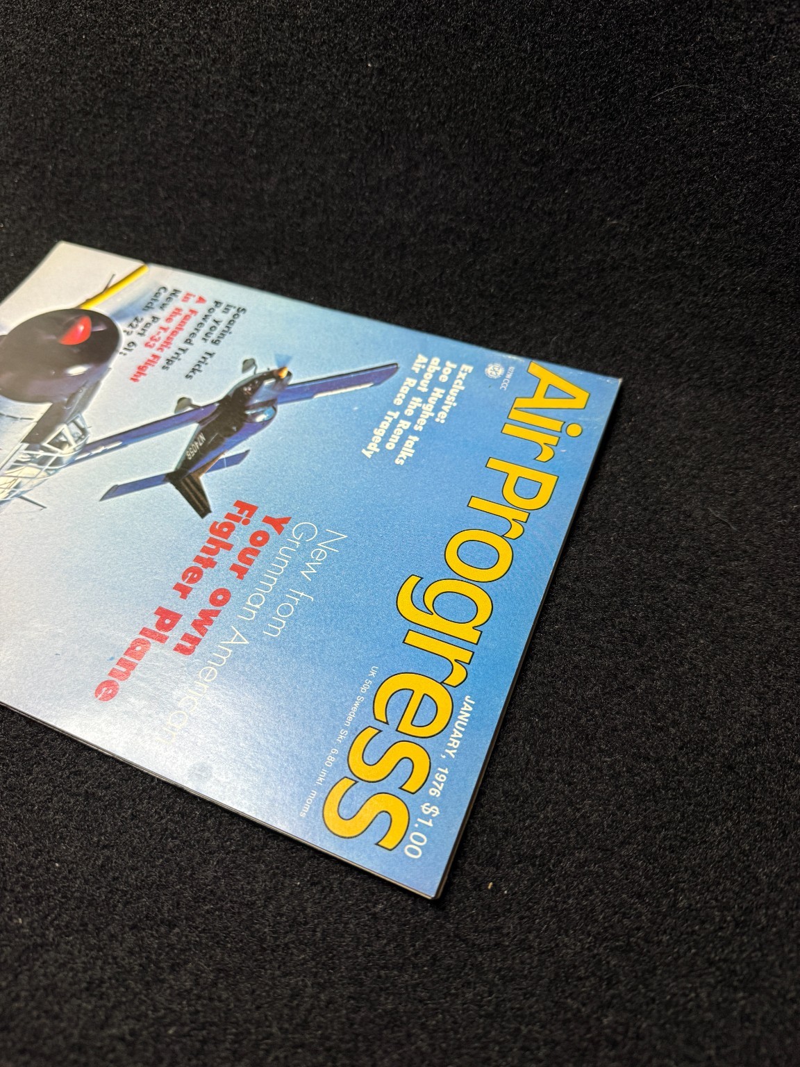 Air Progress January 1976 Aviation Magazine Fighter Planes Grumman American