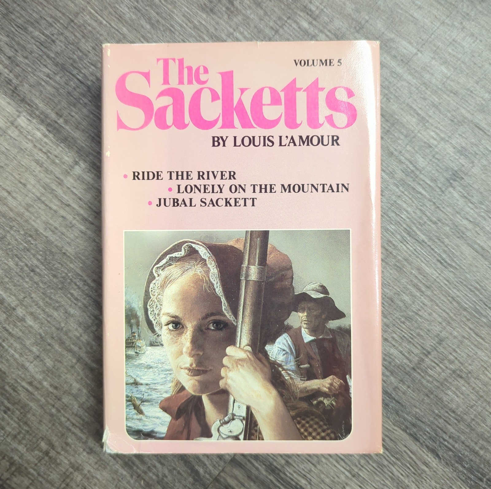 THE SACKETTS Complete 5 Volume Series by LOUIS L’AMOUR Book Club Edition HCDJ