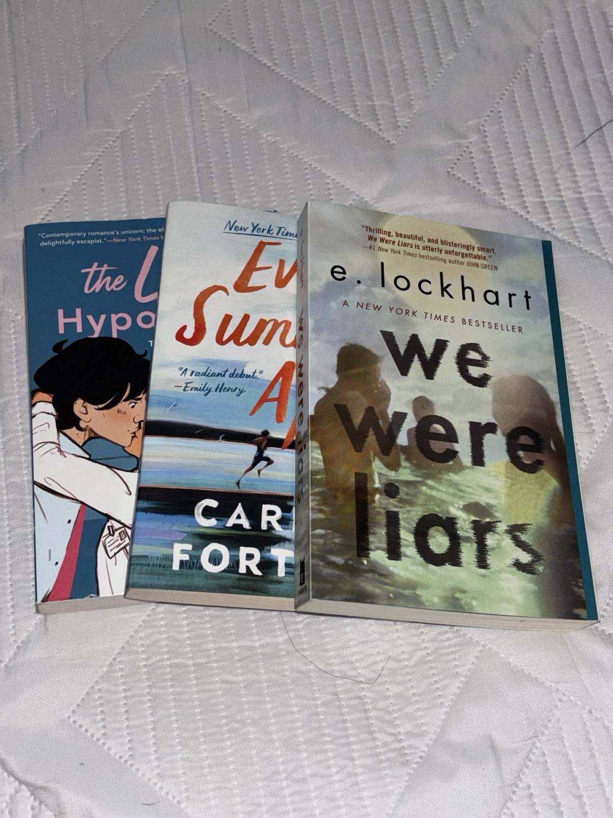 3 BOOK LOT: We Were Liars, Every Summer After, The Love Hypothesis