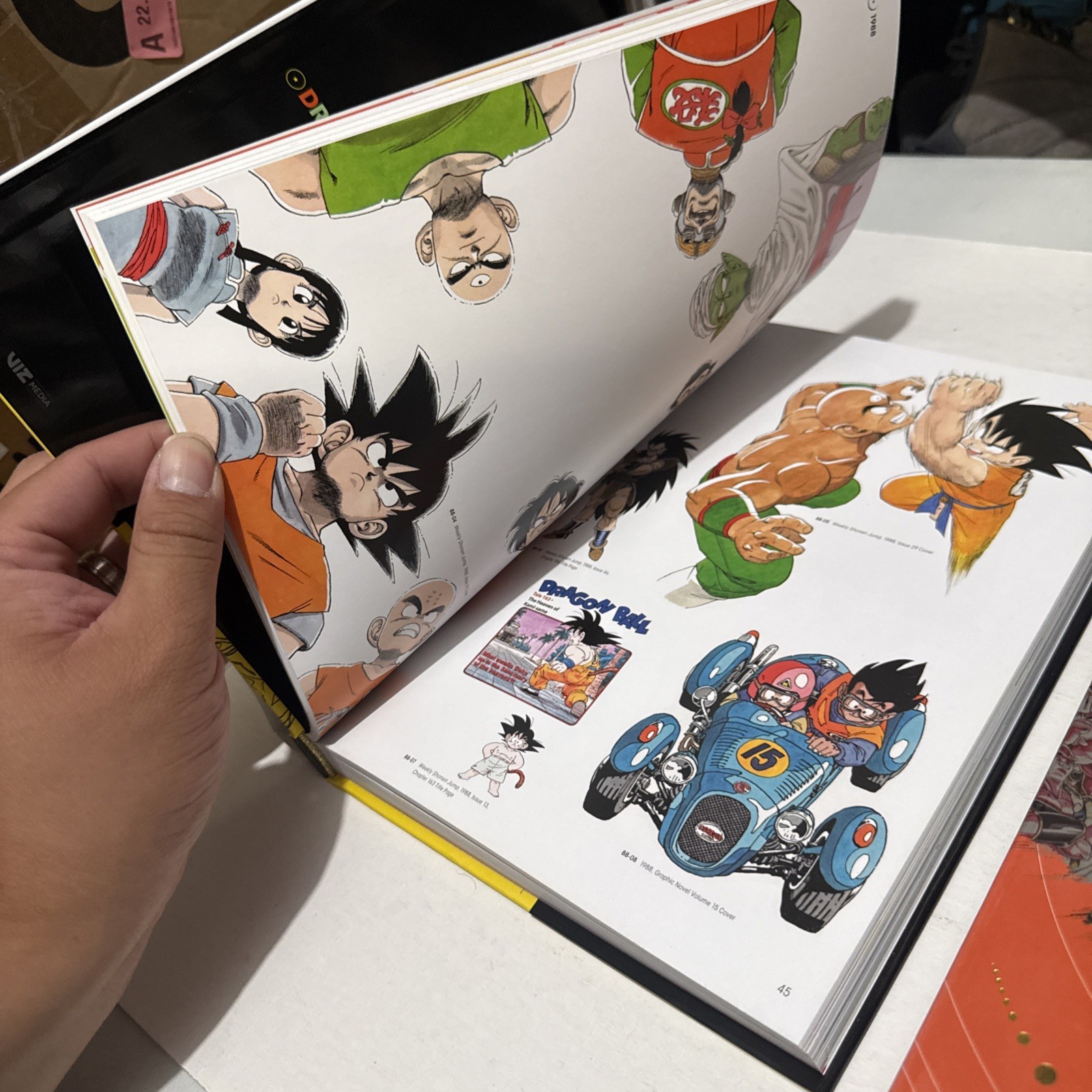 Dragon Ball: A Visual History By Akira Toriyama Hardcover Art Book Manga