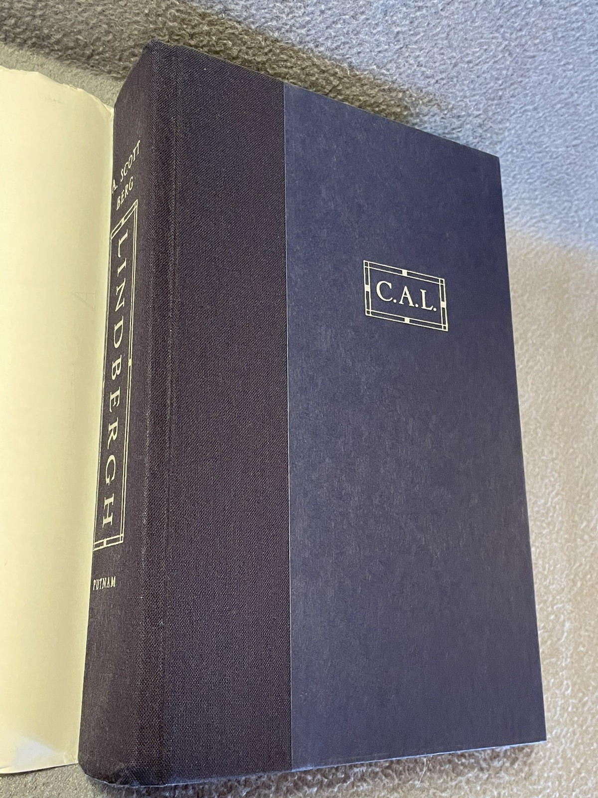 Lindbergh A. Scott Berg 1998 First Edition 1st Printing HardCover DustJacket LNC