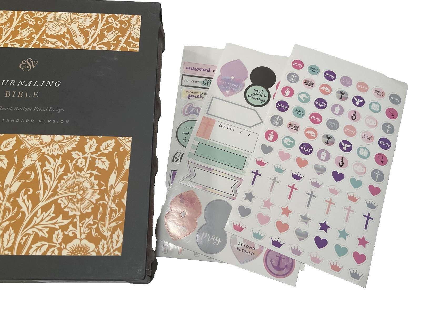 ESV Journaling Bible and 3 Sticker Sheets