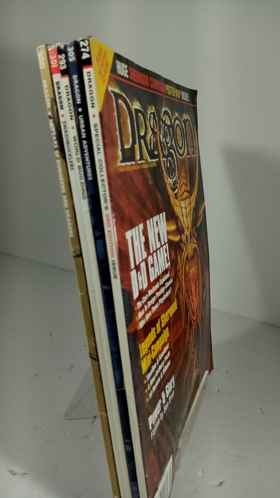 Dragon Magazine Lot of 5 Issues 300 301 293 305 274