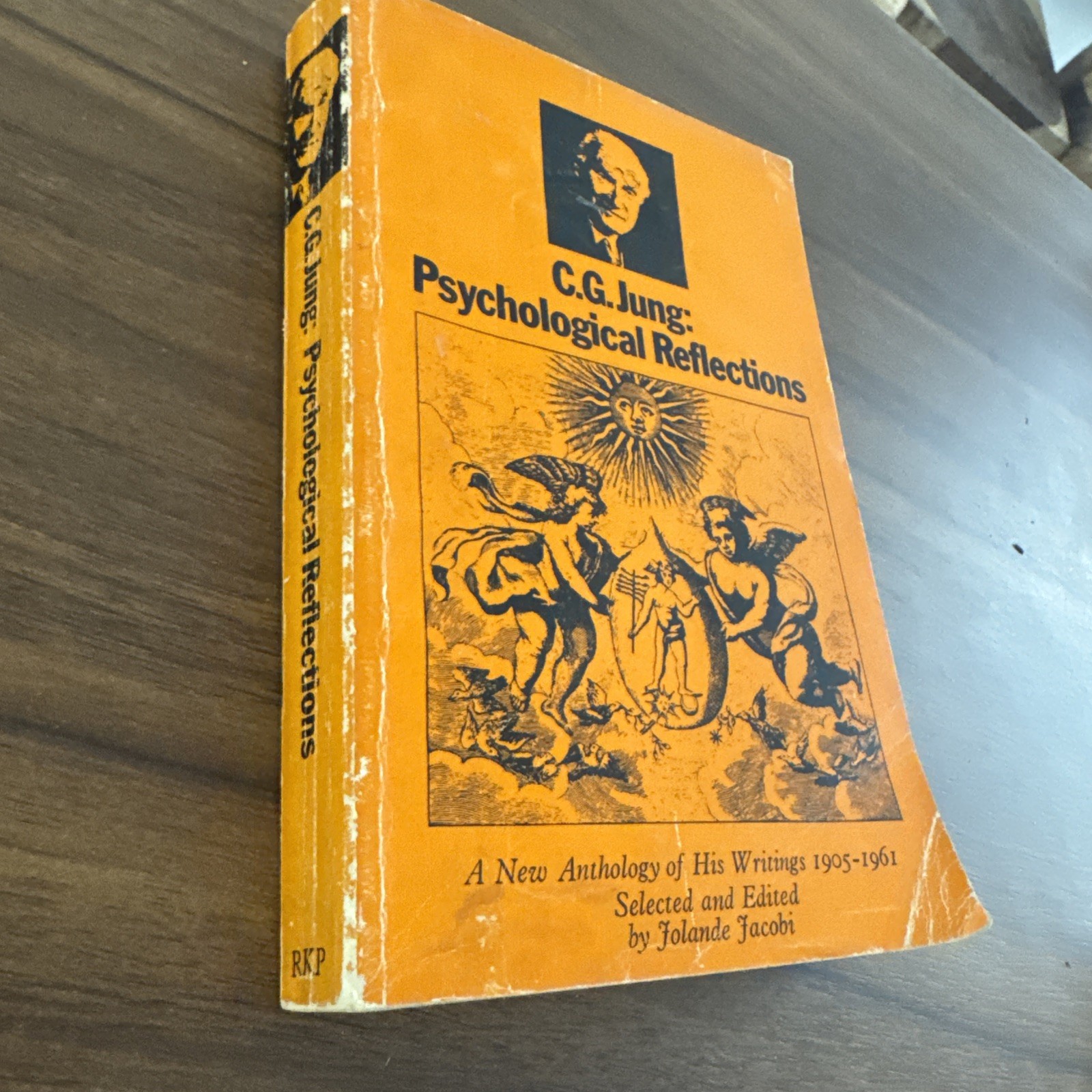 Carl Jung: Psychological Reflections, PB 1974, Orange Cover, RARE!