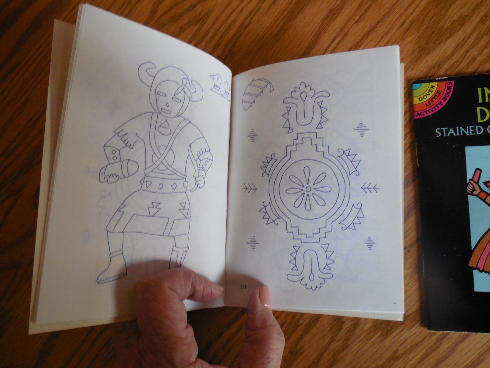 NEW Lot of 2 Dover Little Activity Books: Southwest Indian Iron-On Transfers ++