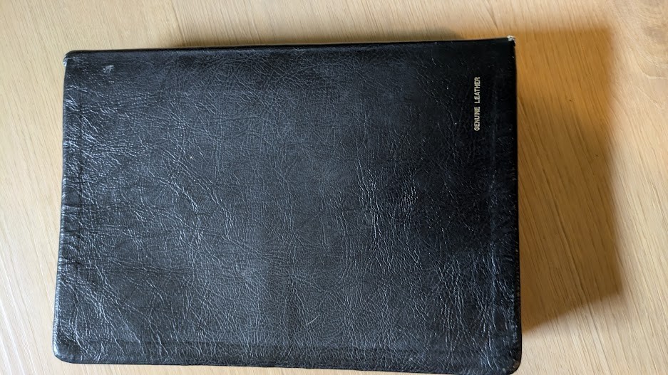 The Open Bible Edition KJV Genuine Leather 1975 Black
