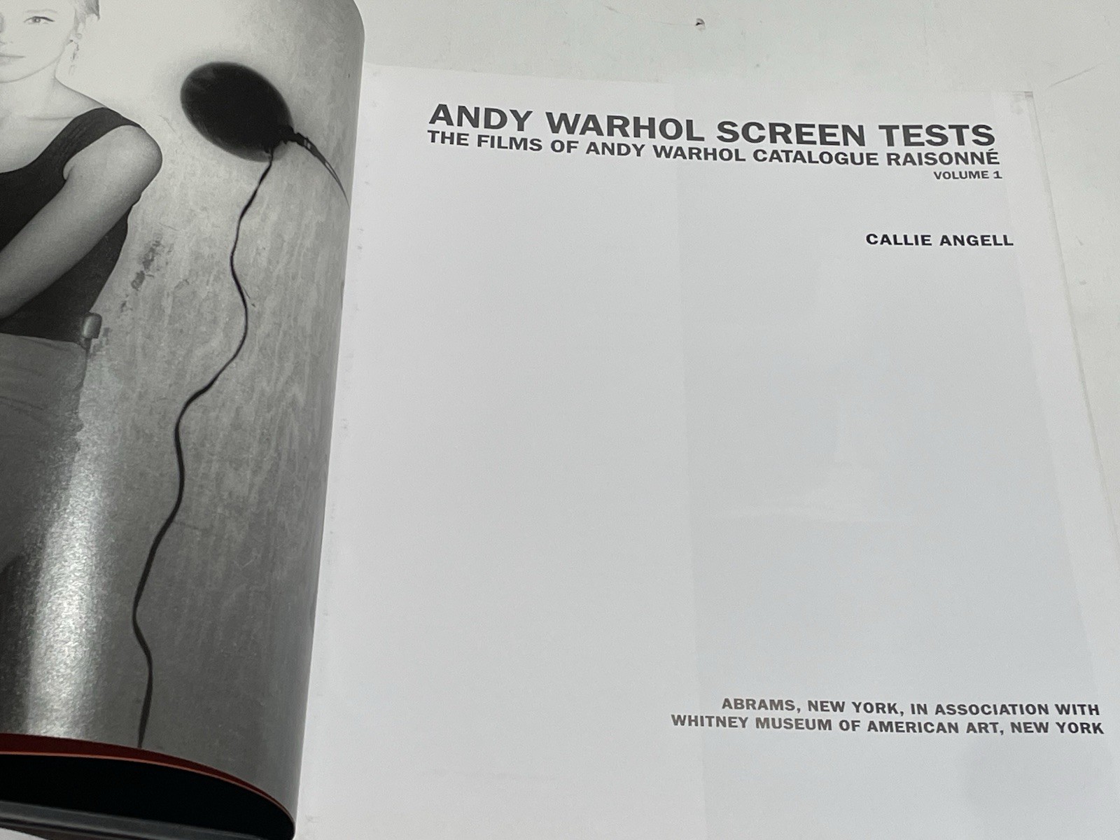 Andy Warhol Screen Tests by Callie Angell (2006, Hardcover)