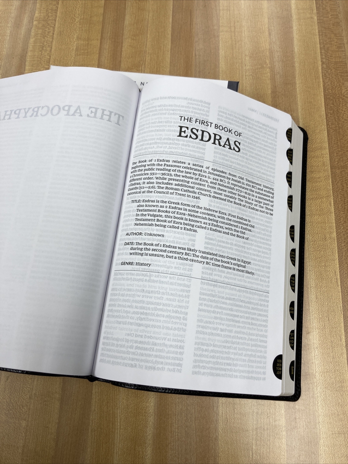 Authorized King James Version | KJV Bible | with APOCRYPHA | Genuine Leather