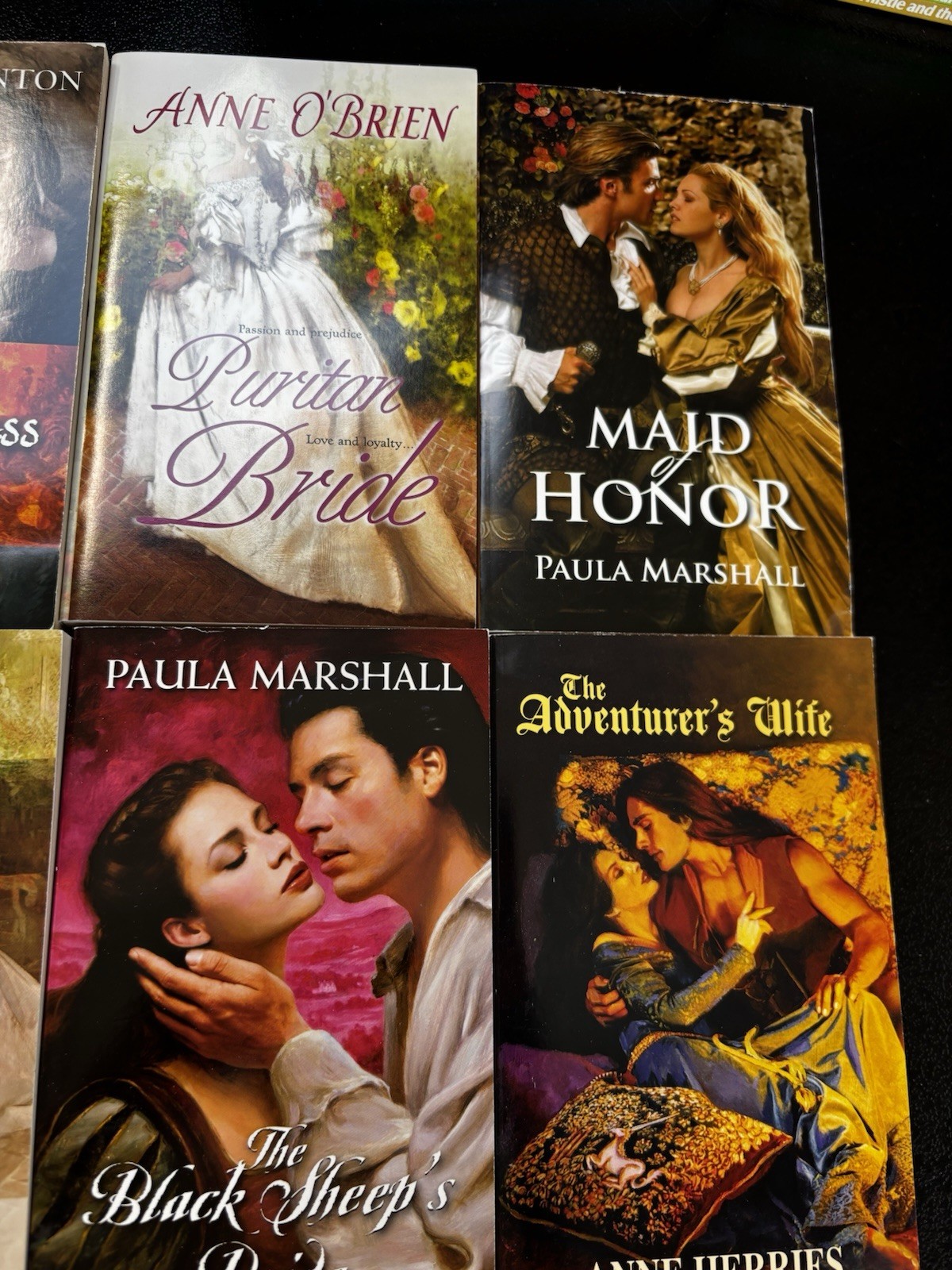 NEW Vintage 2000’s Lot Of 8 Elizabethan Restoration Harlequin Historical Books