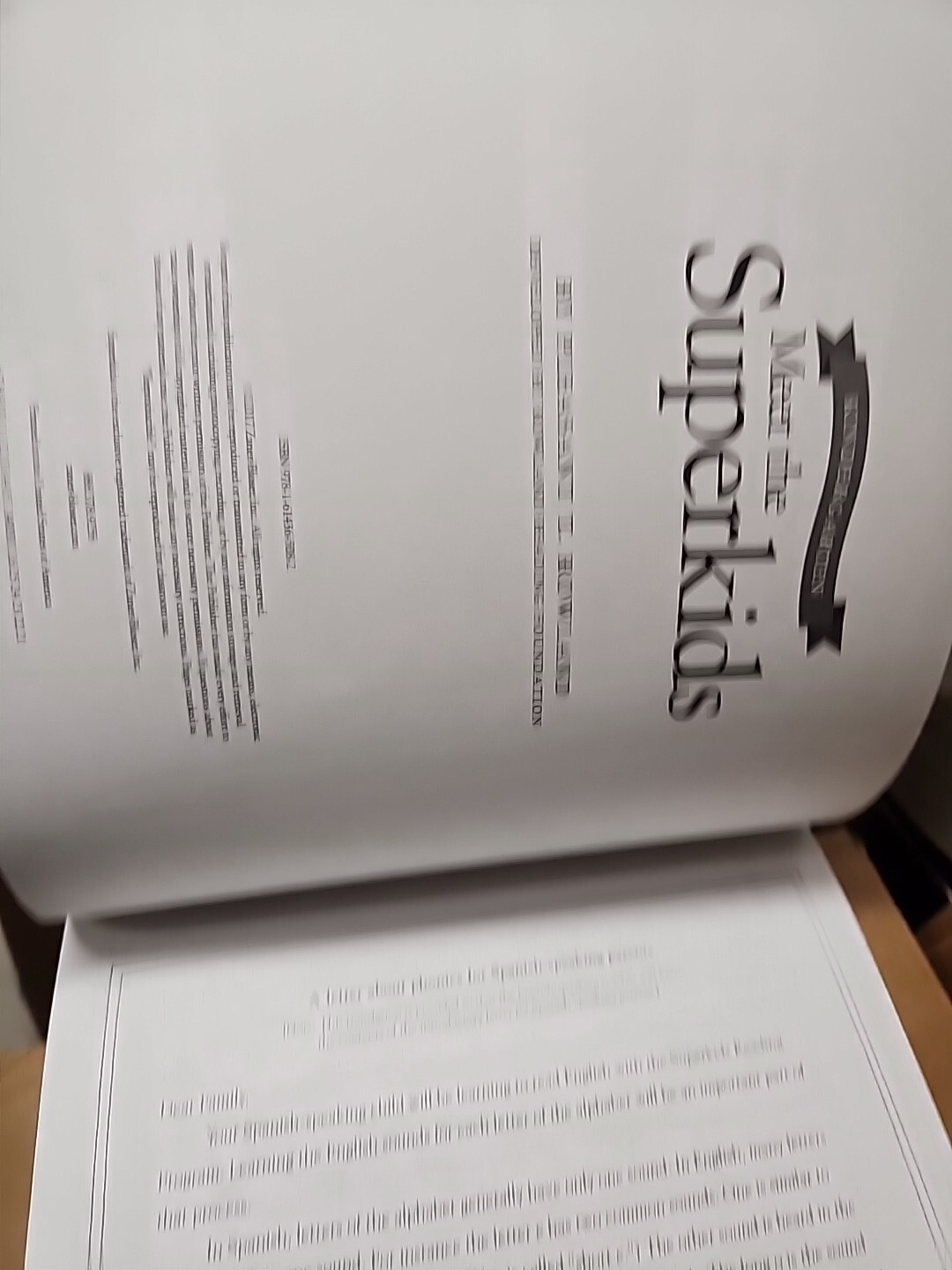 Meet the Superkids ,Kindergarten ,Student Edition ,Units 1-13 Practice Pages
