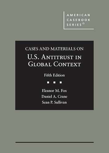 Cases and Materials on U.S. – Hardcover, by Fox Eleanor; Crane – Very Good